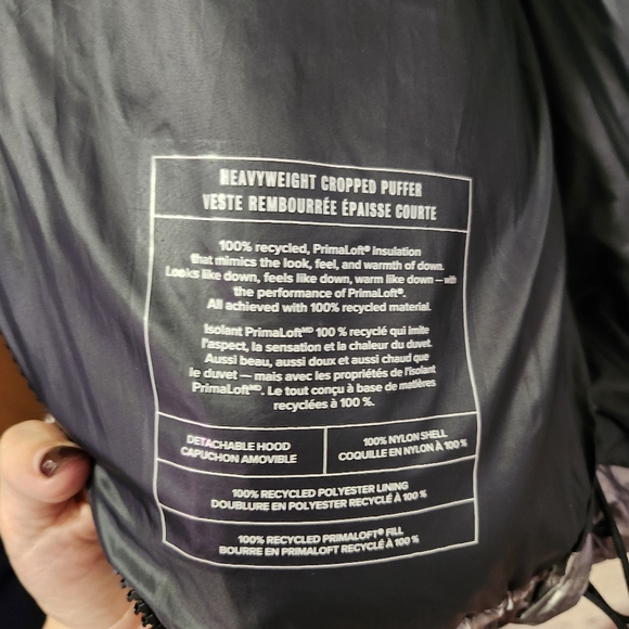 GAP Metallic Cropped Puffer - Picture 4 of 6